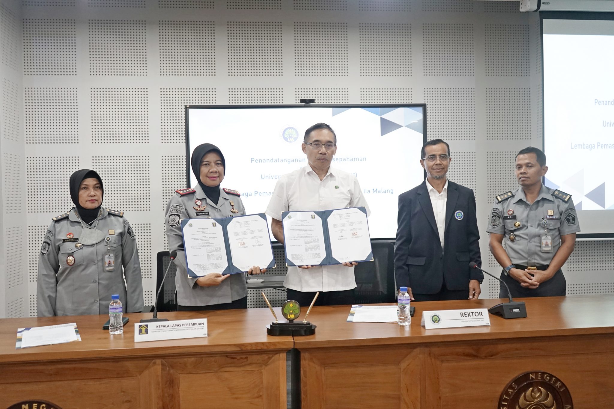 Penandatangan Kerjasama Um Dengan Lapas Perempuan Kelas Ii Malang