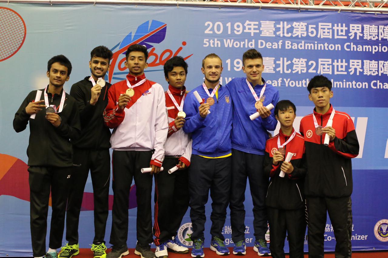 Тайвань чемпионаты. World Deaf Badminton. Бадминтон Deaf. 2019年臺北第5屆世界聽障羽球錦標賽 5th World Deaf Badminton Championships, Taipei, 2019. World Deaf Youth games.