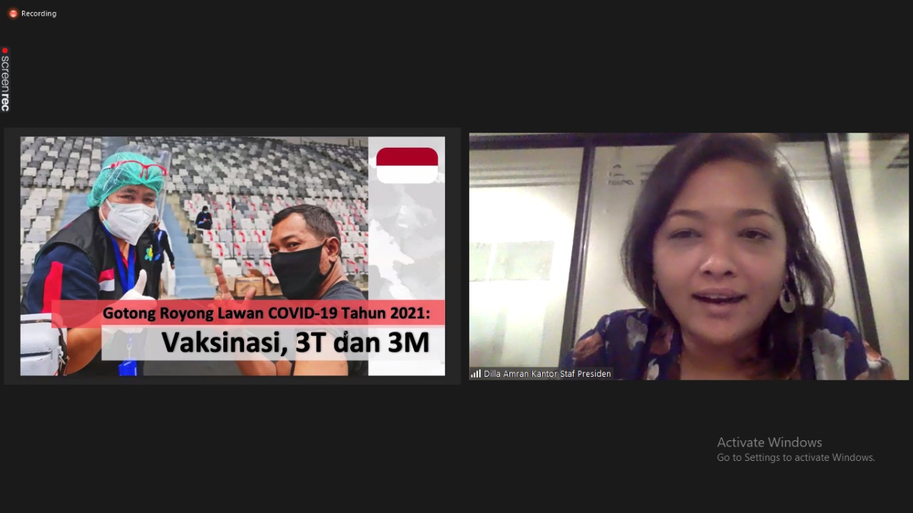 KPCPEN Adakan Webinar Komunikasi Vaksiniasi Covid-19 Untuk Jawa Timur