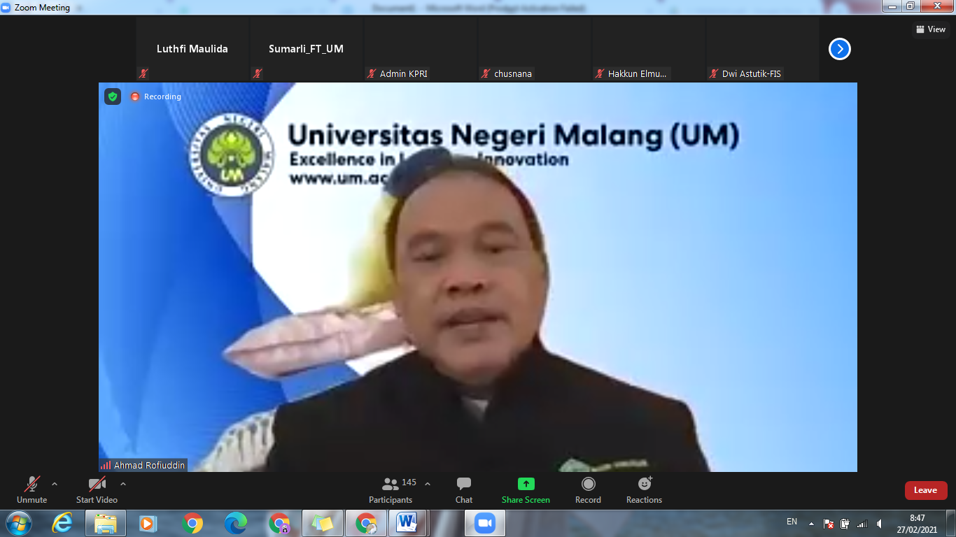 KPRI UM Laksanakan Rapat Anggota Tahunan | Universitas Negeri Malang (UM)