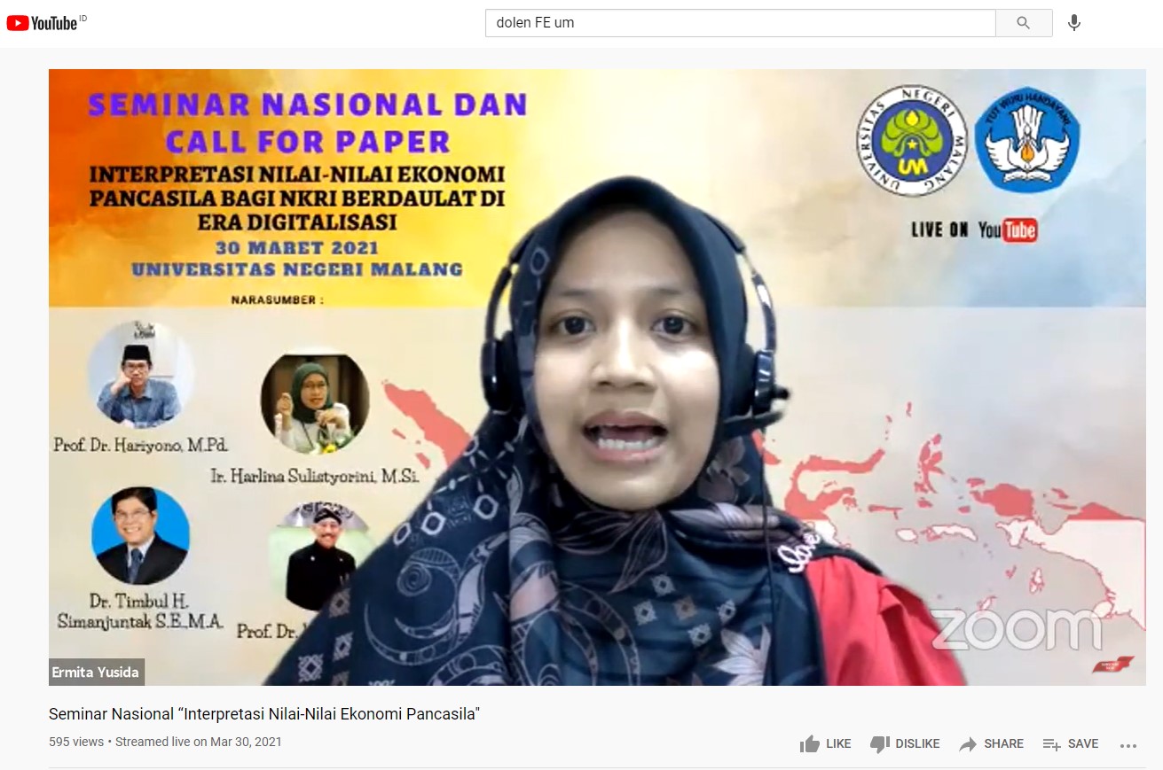 FE UM Adakan Seminar Nasional Interpretasi Nilai-Nilai Ekonomi Pancasila