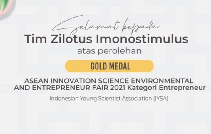 Tim Zilotus UM Raih Emas di Ajang AISEEF 2021