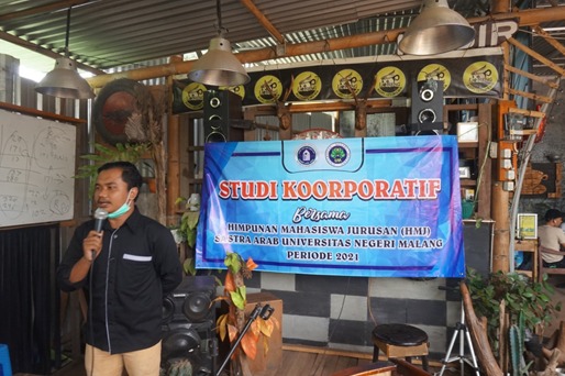 Studi Koorporatif HMPS PBA UIN Sunan Ampel Surabaya dengan HMJ Sastra Arab UM