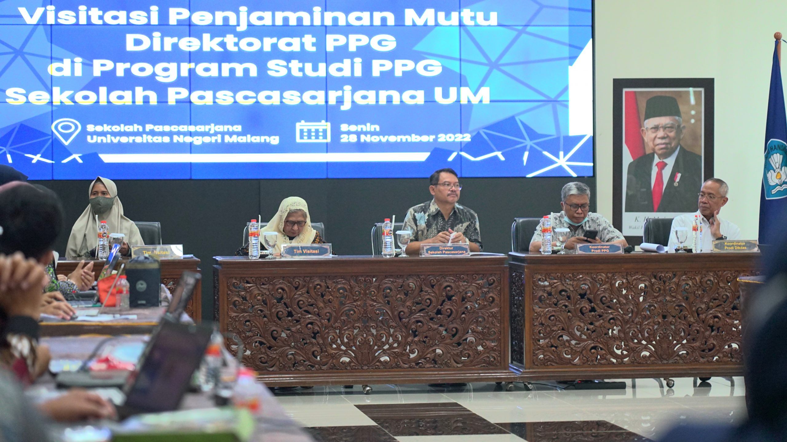 Upayakan Tingkatkan Kualitas Guru Indonesia, Program Studi PPG UM Jalani Visitasi Penjaminan Mutu