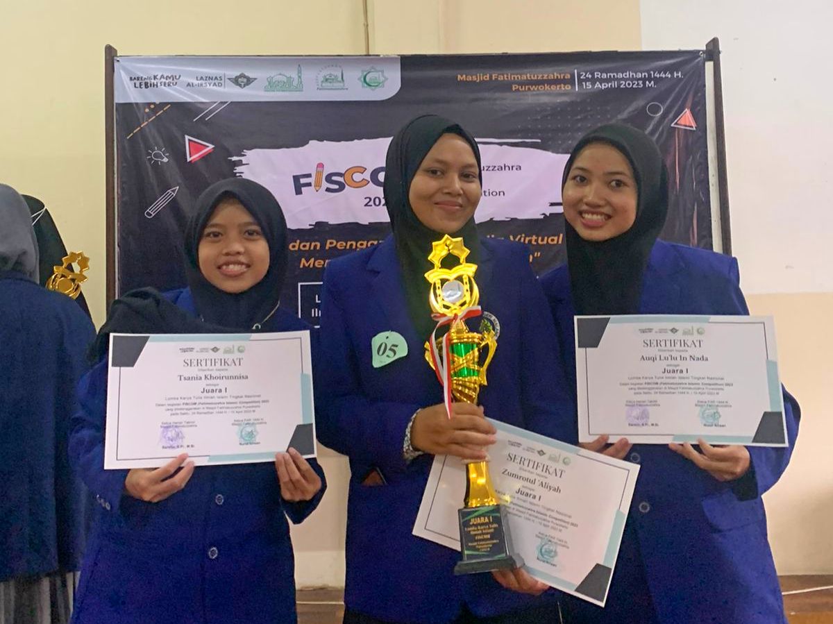 Usung Topik Pemberantasan Bullying pada Remaja, Raih Kejuaraan Karya Tulis Ilmiah Islami di Purwokerto