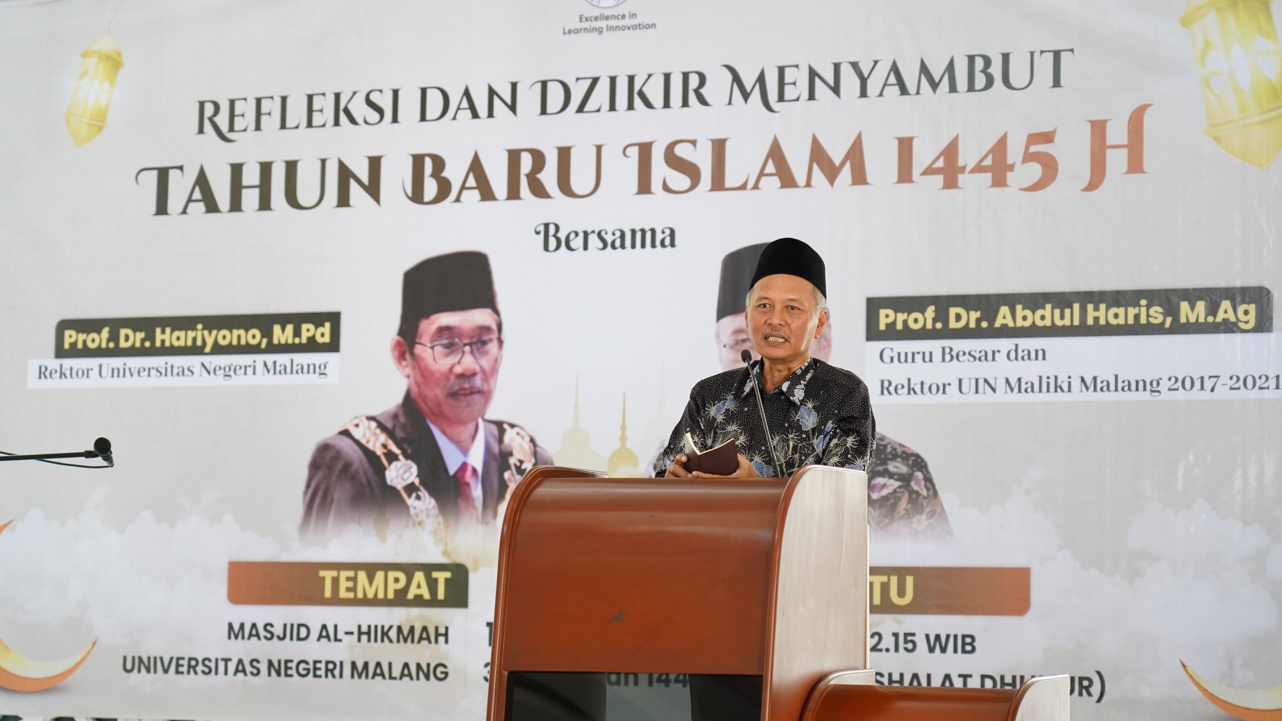 Refleksi Tahun Baru Hijriyah 1445 H: Pemberdayaan Masjid Al Hikmah UM sebagai Laboratorium Keagamaan yang Adaptif dan Progresif
