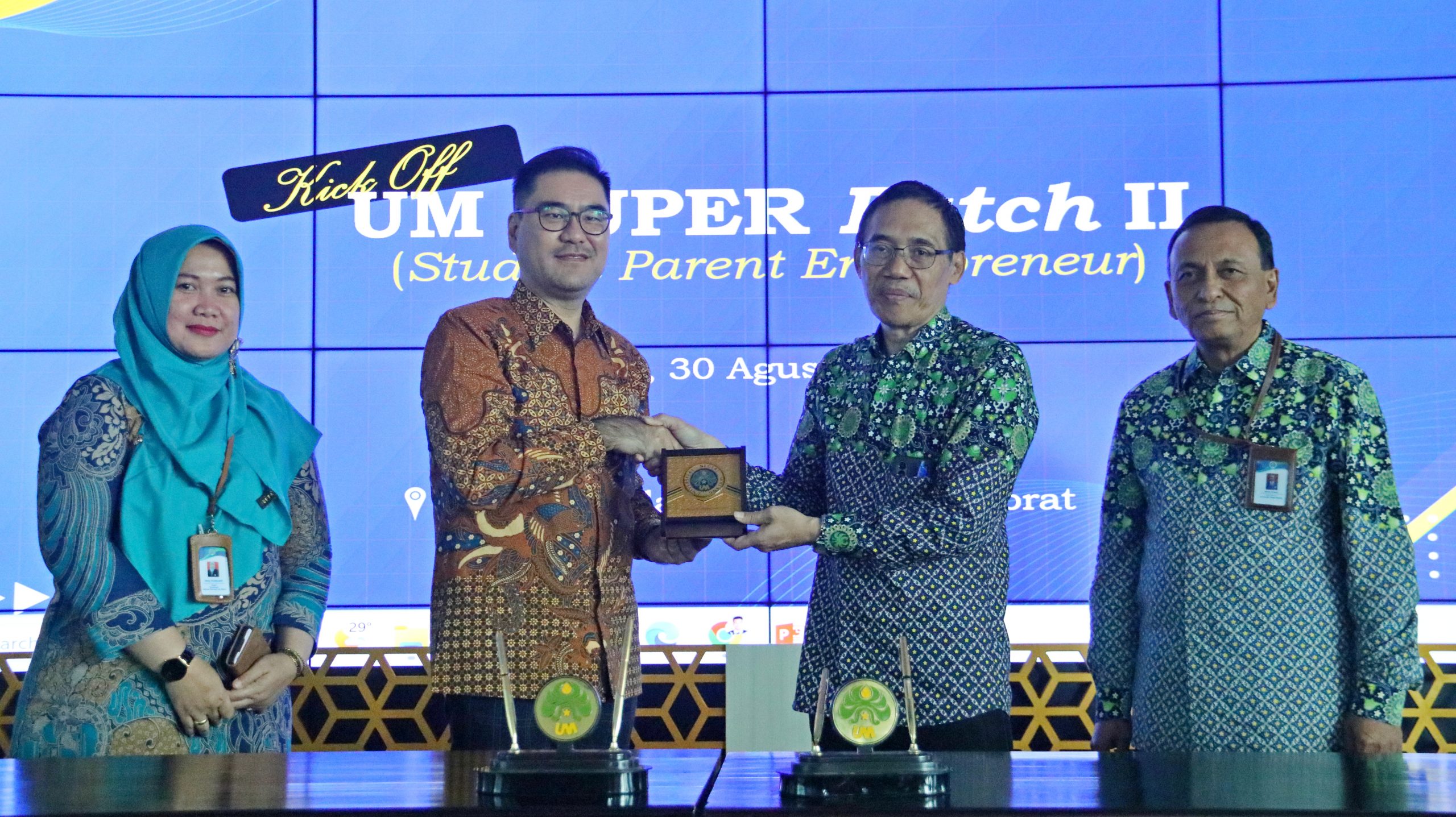 Launching UM Super Batch ll, Rektor Sampaikan Bahwa Usaha Bukan Warisan Biologis 