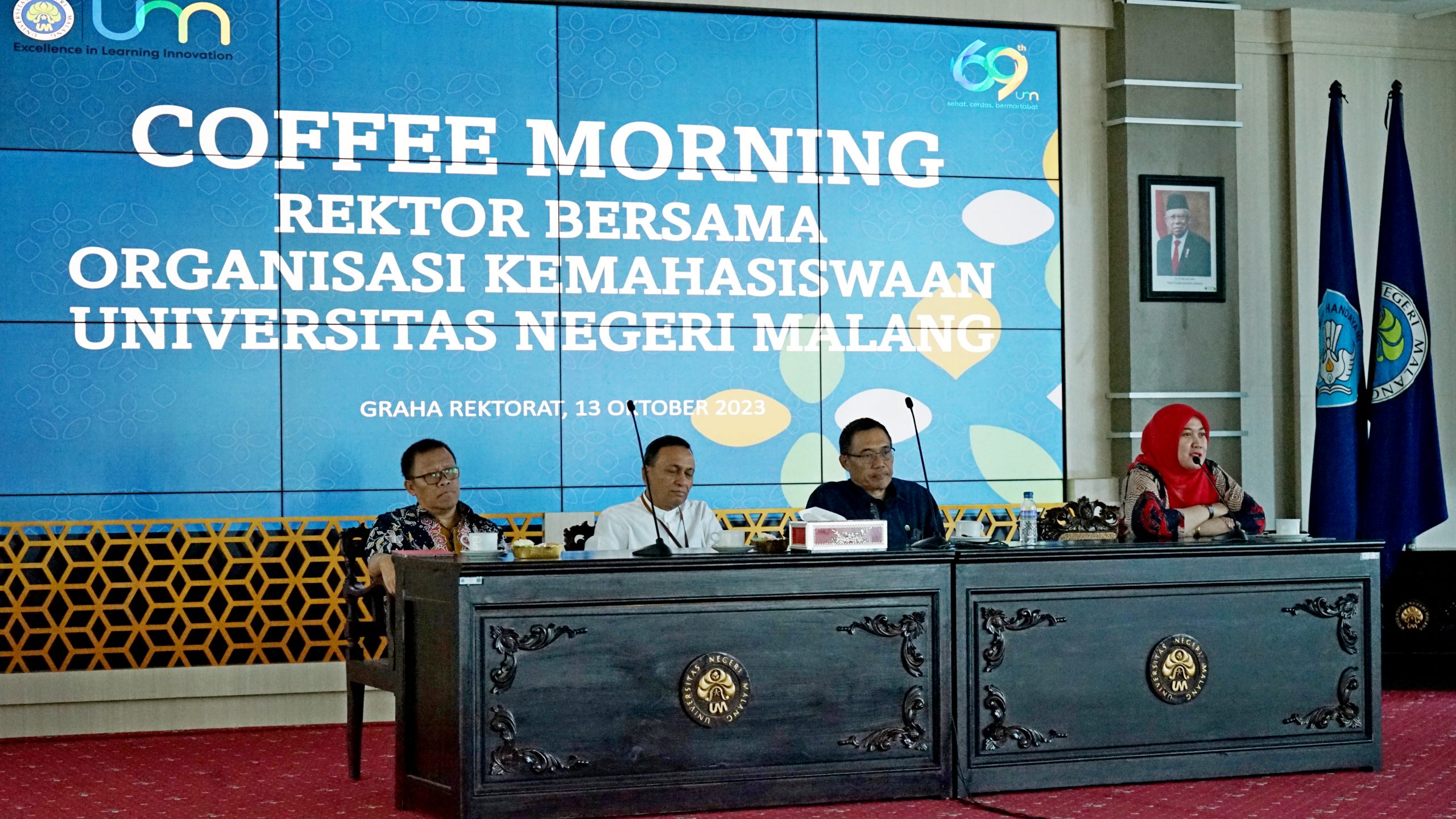UM Gelar Coffee Morning Persiapkan Kuliah Umum Kebangsaan bagi Maba 2023