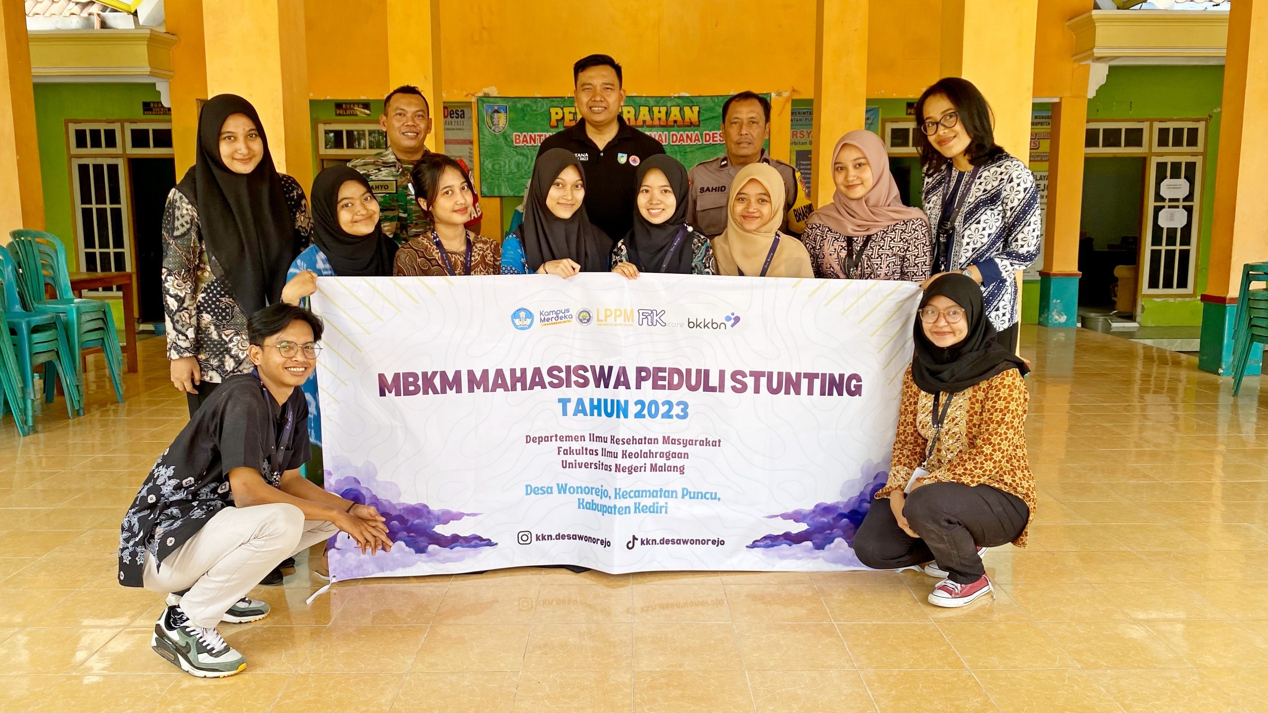 Sosialisasi Gerakan Dashat oleh Mahasiswa MBKM UM, Kerjasama dengan BKKBN Kabupaten Kediri