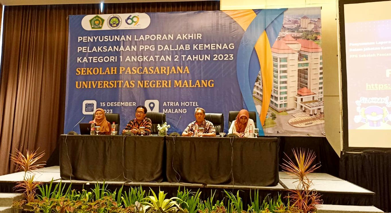 Pelaksanaan PPG Daljab Kemenag Kategori I Angkatan 2 Selesai, SPs UM Lakukan Refleksi