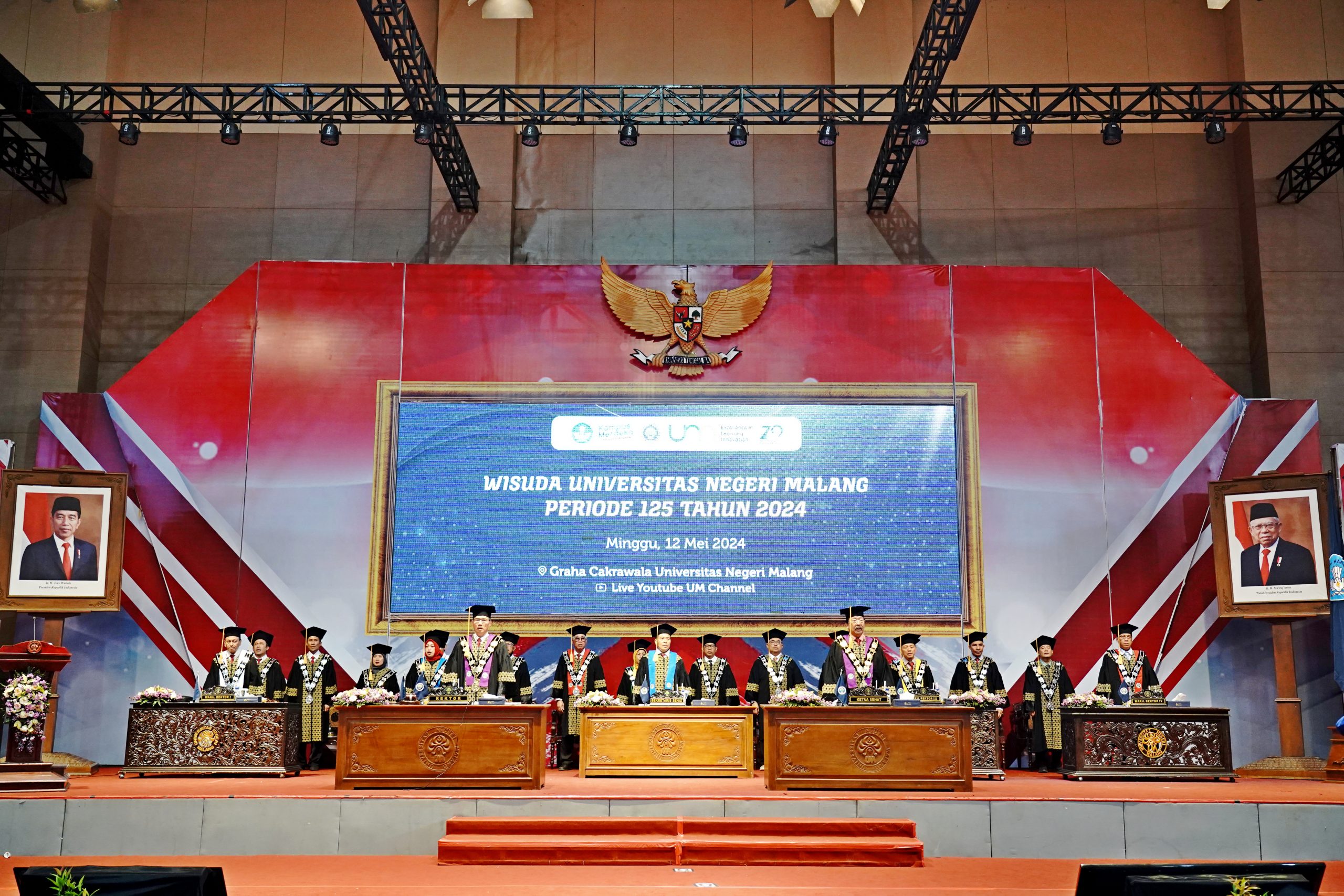 Wisuda UM Periode 125: Jadikan Pemikiran Ki Hajar Dewantara Sebagai Bekal Hadapi Tantangan Pendidikan di Masa Depan