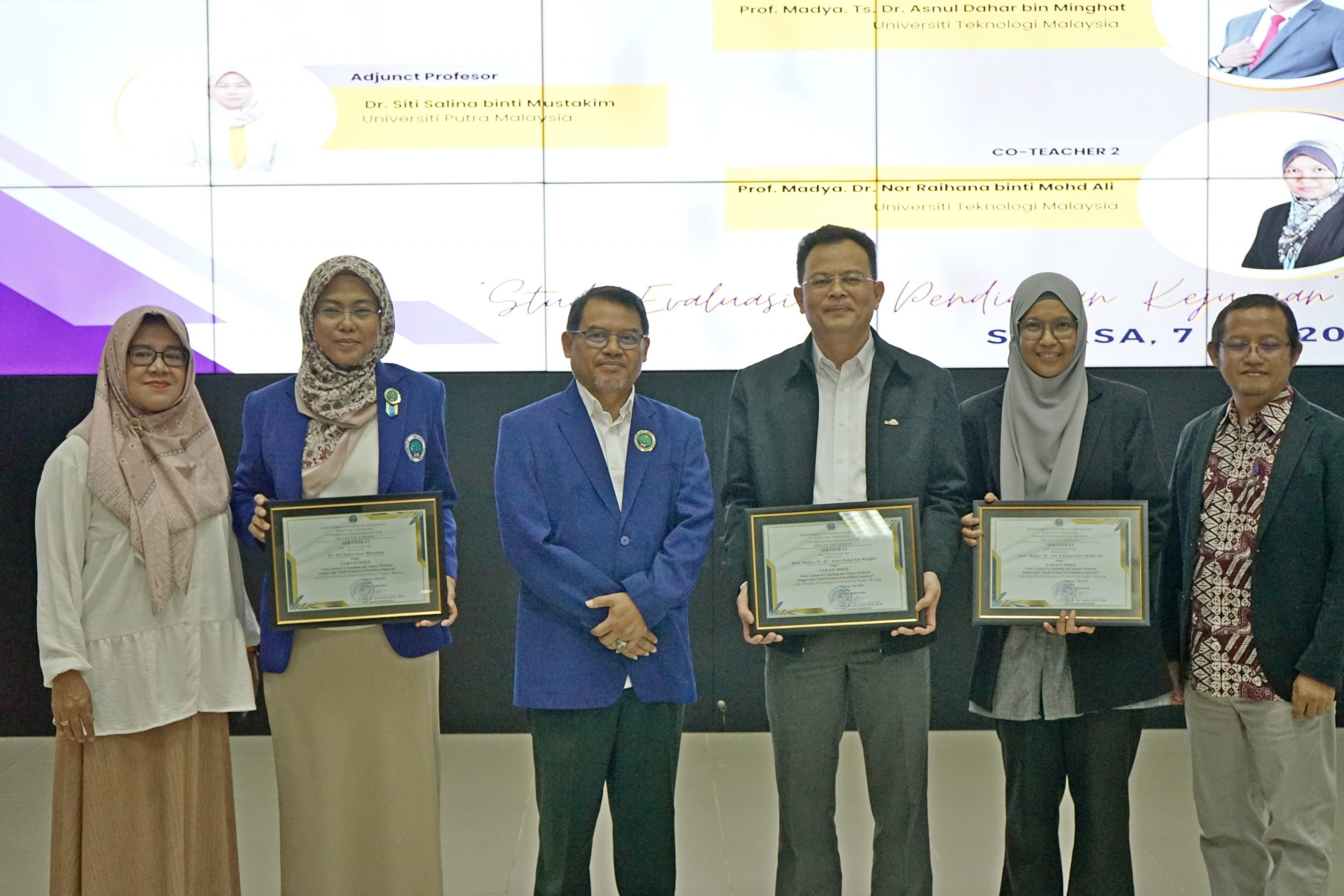 Tingkatkan Prestasi dan Inovasi, UM Gelar Guest Lecturer Co-Teaching and Adjunct Professor