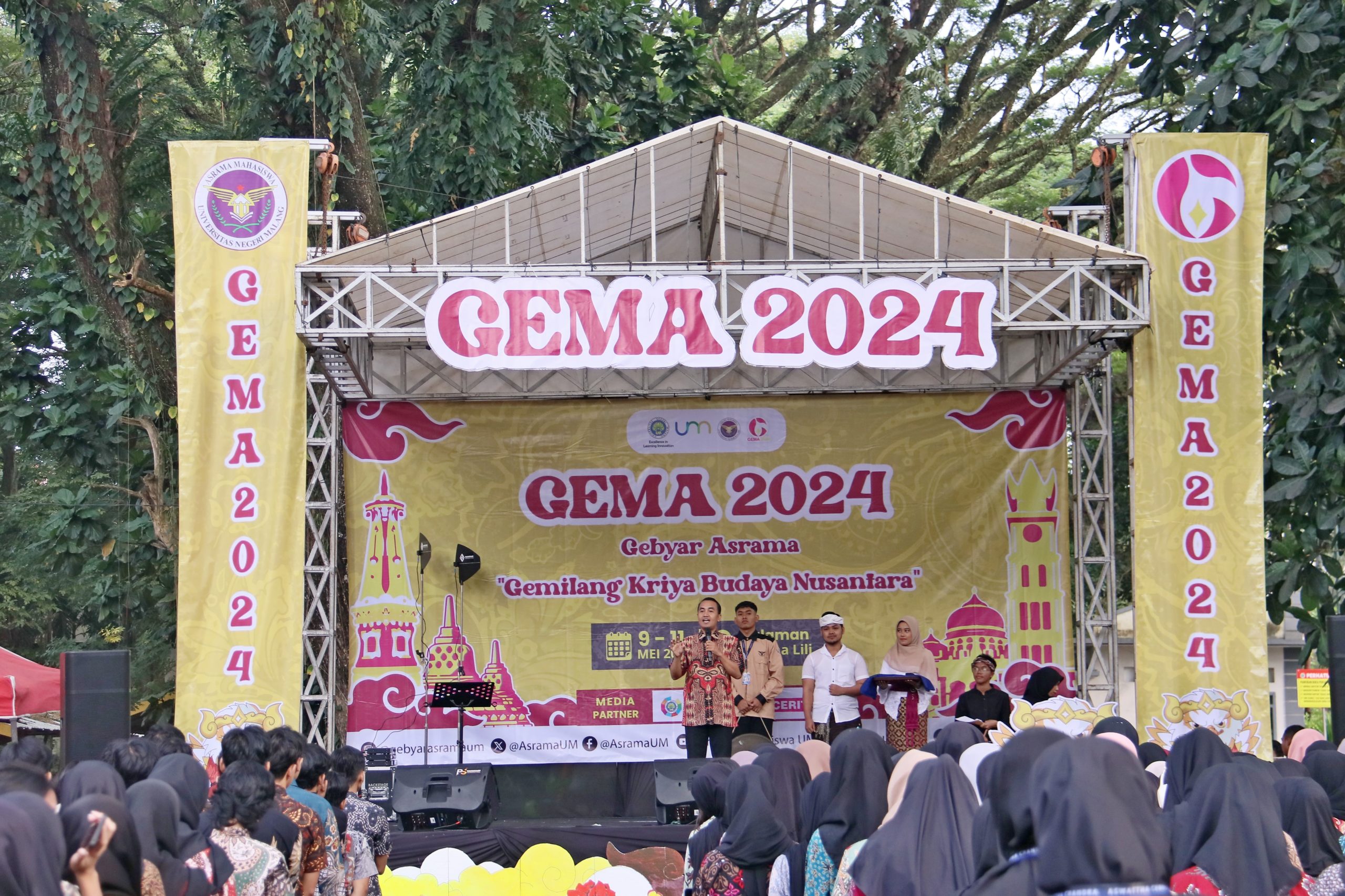 Tingkatkan Kolaborasi dan Kreativitas antar Mahasiswa, Asrama UM Gelar GEMA 2024