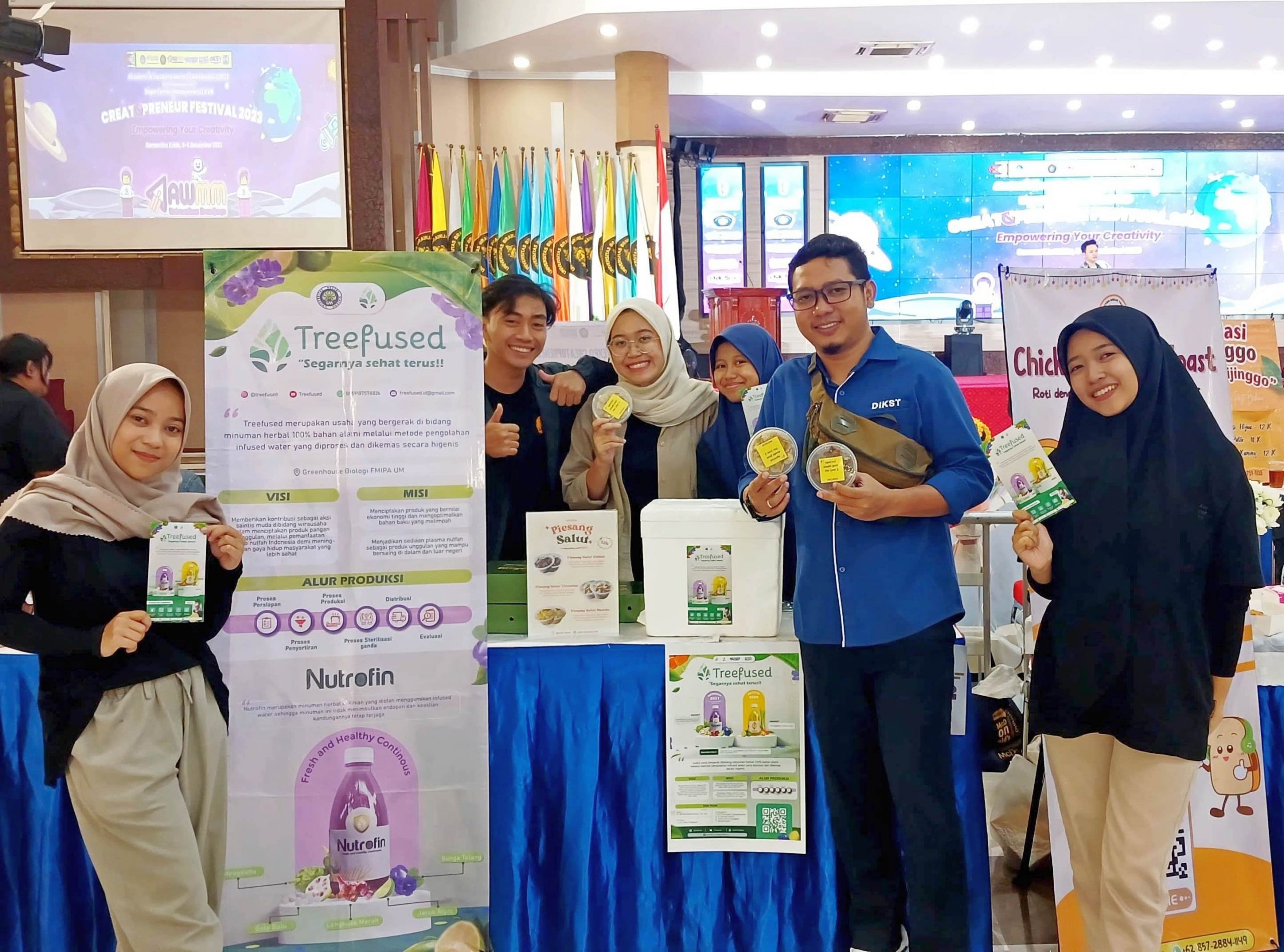 Melalui Program WMK, Mahasiswa UM ini Sulap Lengkuas dan Mengkudu Menjadi Produk Herbal Kekinian
