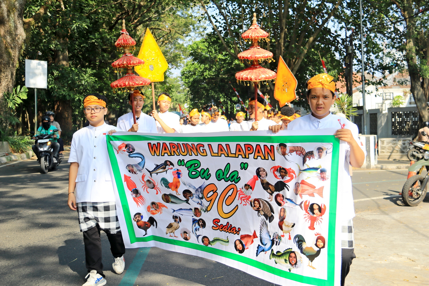 SMP LAB UM Hadirkan Pawai Budaya dalam Gelar Karya P5