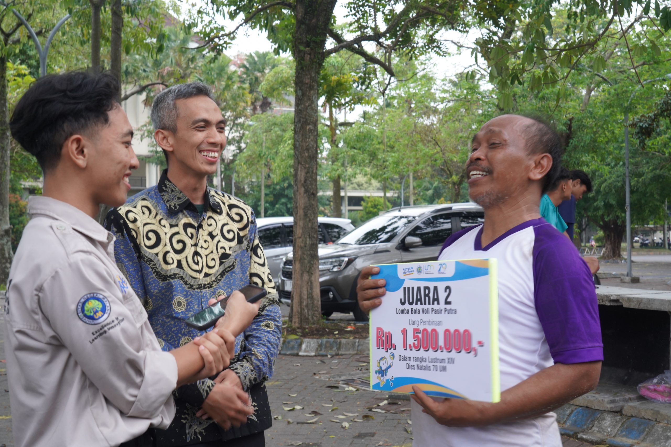 SMA Lab UM Raih Juara Kedua di Final Voli Pantai Lustrum XIV