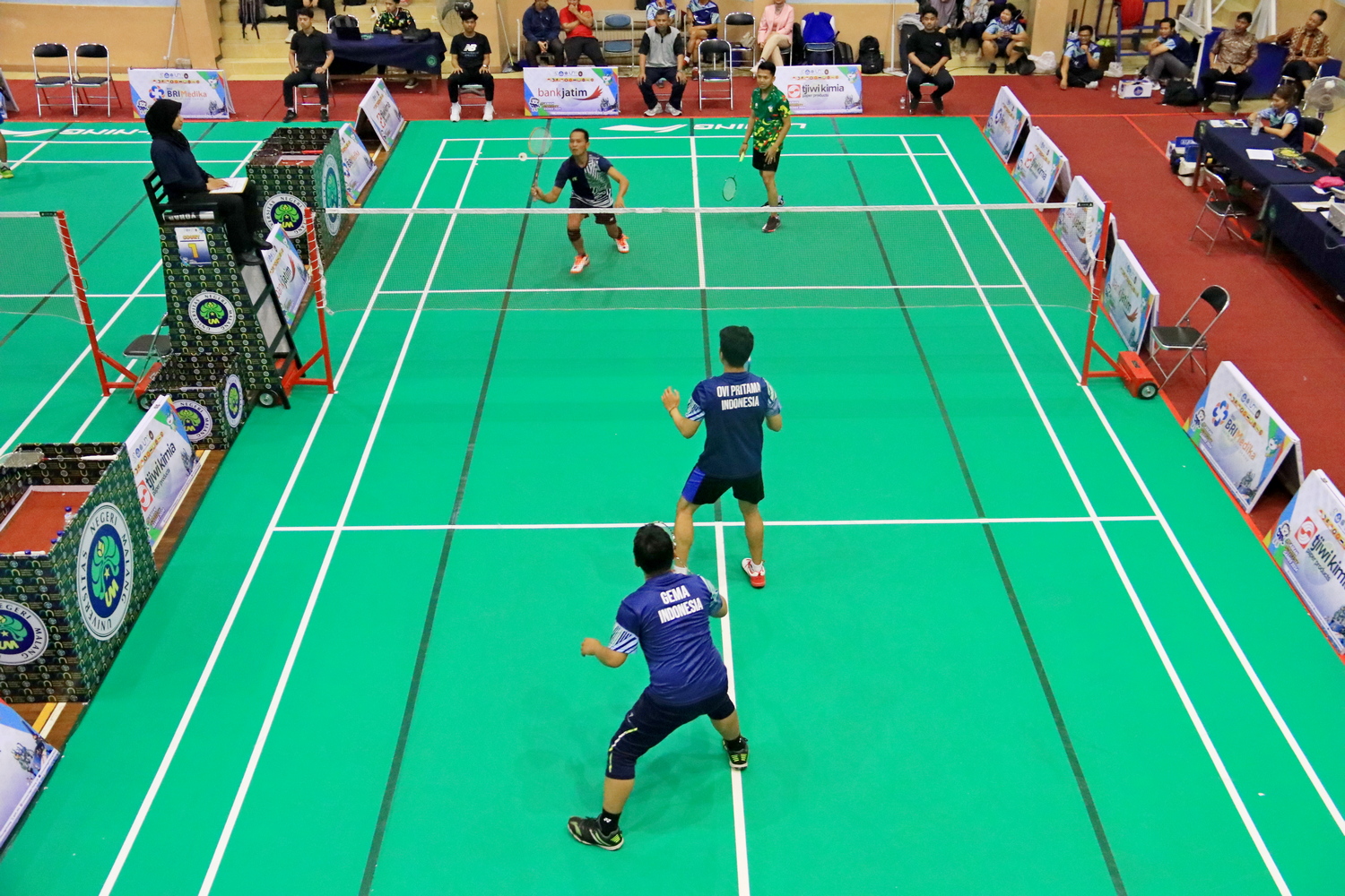 Kompetisi Final Bulutangkis UM Lustrum ke-XIV: Semangat Tak Terbendung