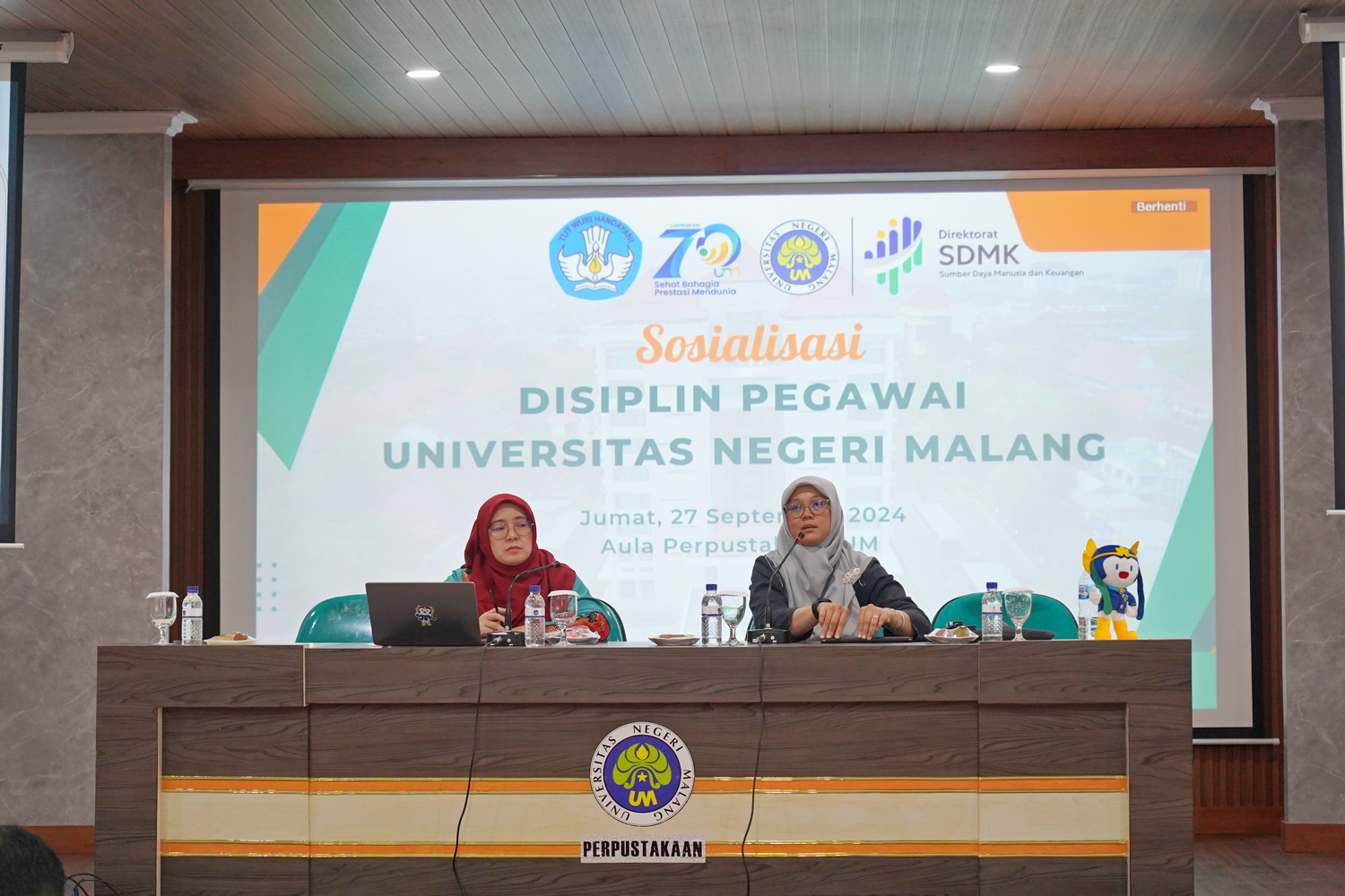 UM Tingkatkan Integritas Tenaga Pendidik dengan Sosialisasi Disiplin Pegawai
