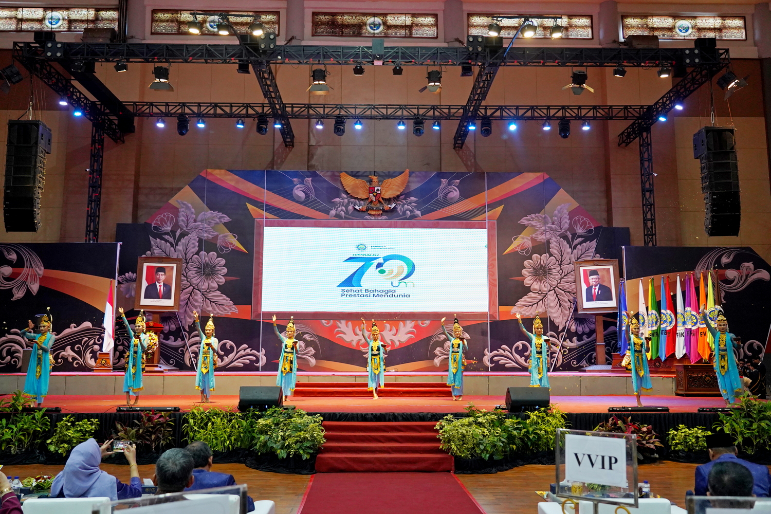 Puncak Perayaan Dies Natalis 70 Tahun UM, Sehat Bahagia Menuju Prestasi Mendunia