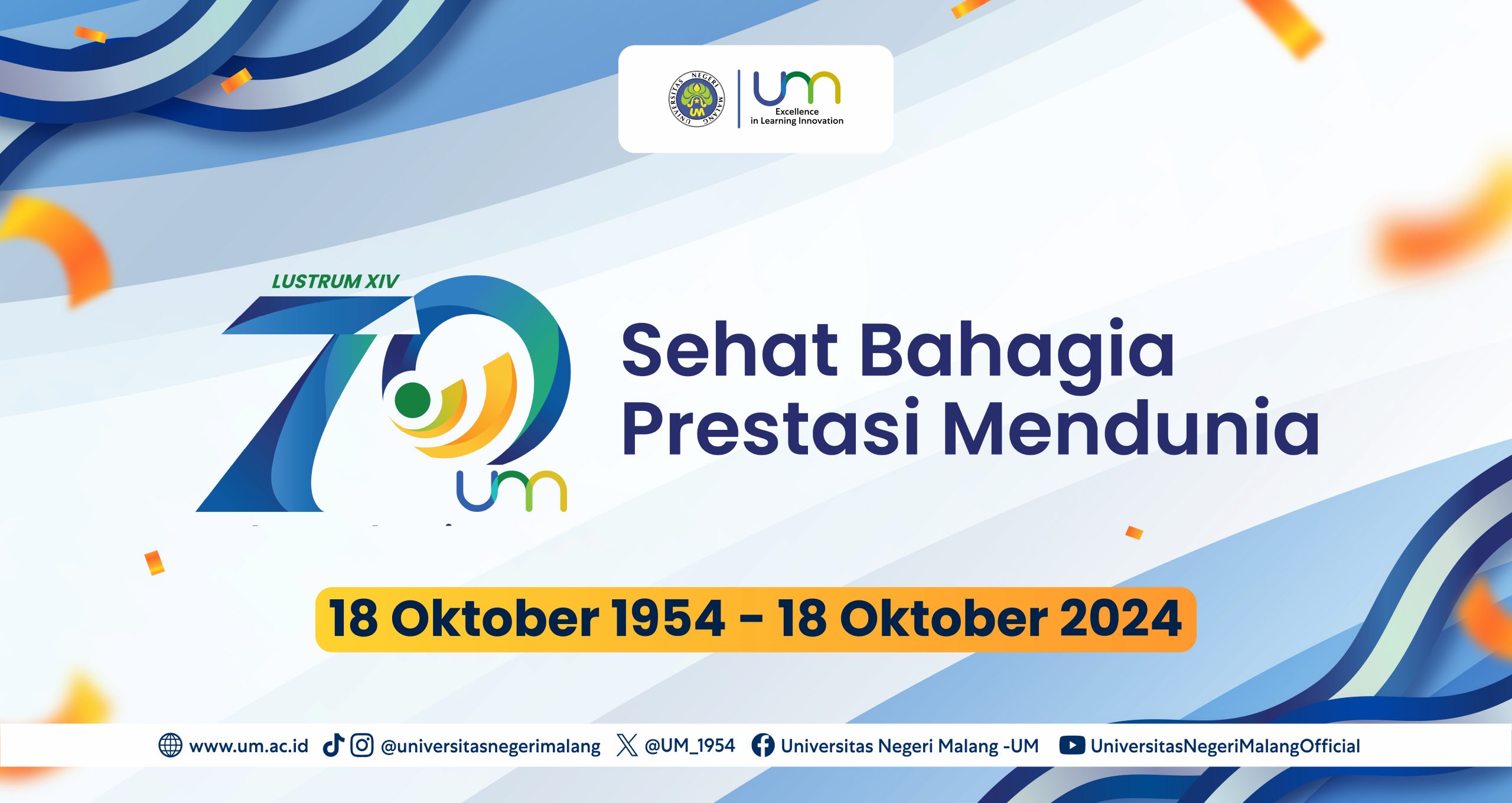 UM Rayakan Puncak Lustrum XIV dan Dies Natalis ke-70