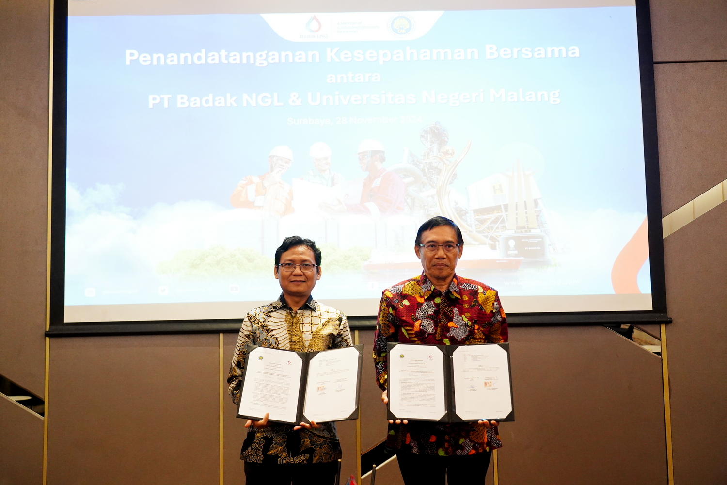 Kerjasama UM dan PT Badak LNG, Ciptakan Inovasi Pendidikan dan Pengolahan Energi