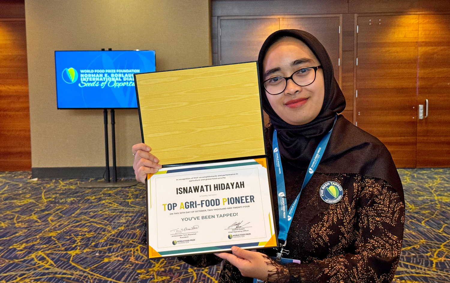 Alumni UM Ini Terima Penghargaan Dunia Dorong Ketahanan Pangan Berkelanjutan