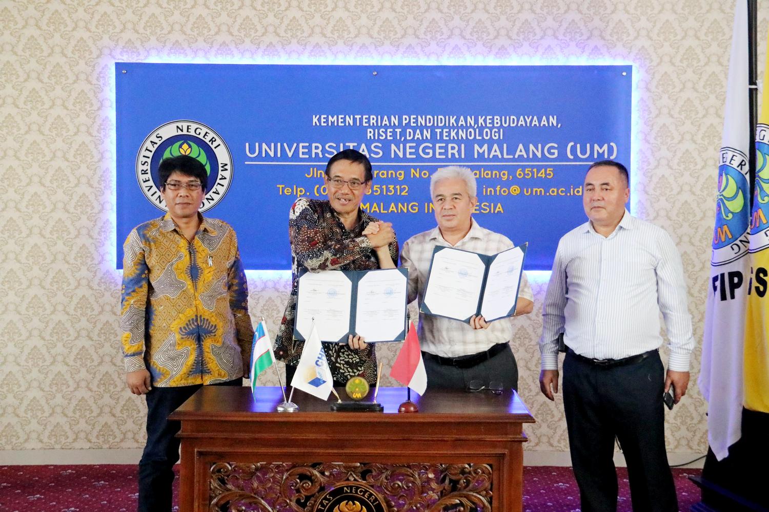 Sinergi Internasional: UM dan Universitas Uzbekistan Jalin Kerja Sama Strategis