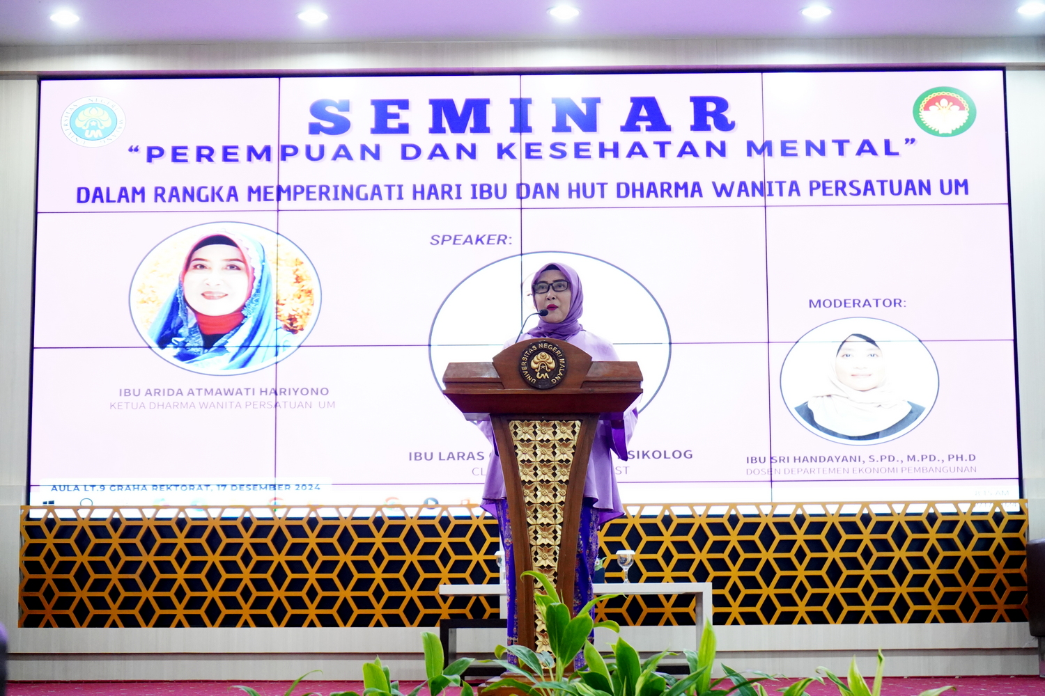 DWP UM Peringati HUT ke-25 dan Hari Ibu dengan Seminar dan Lomba Kreatif