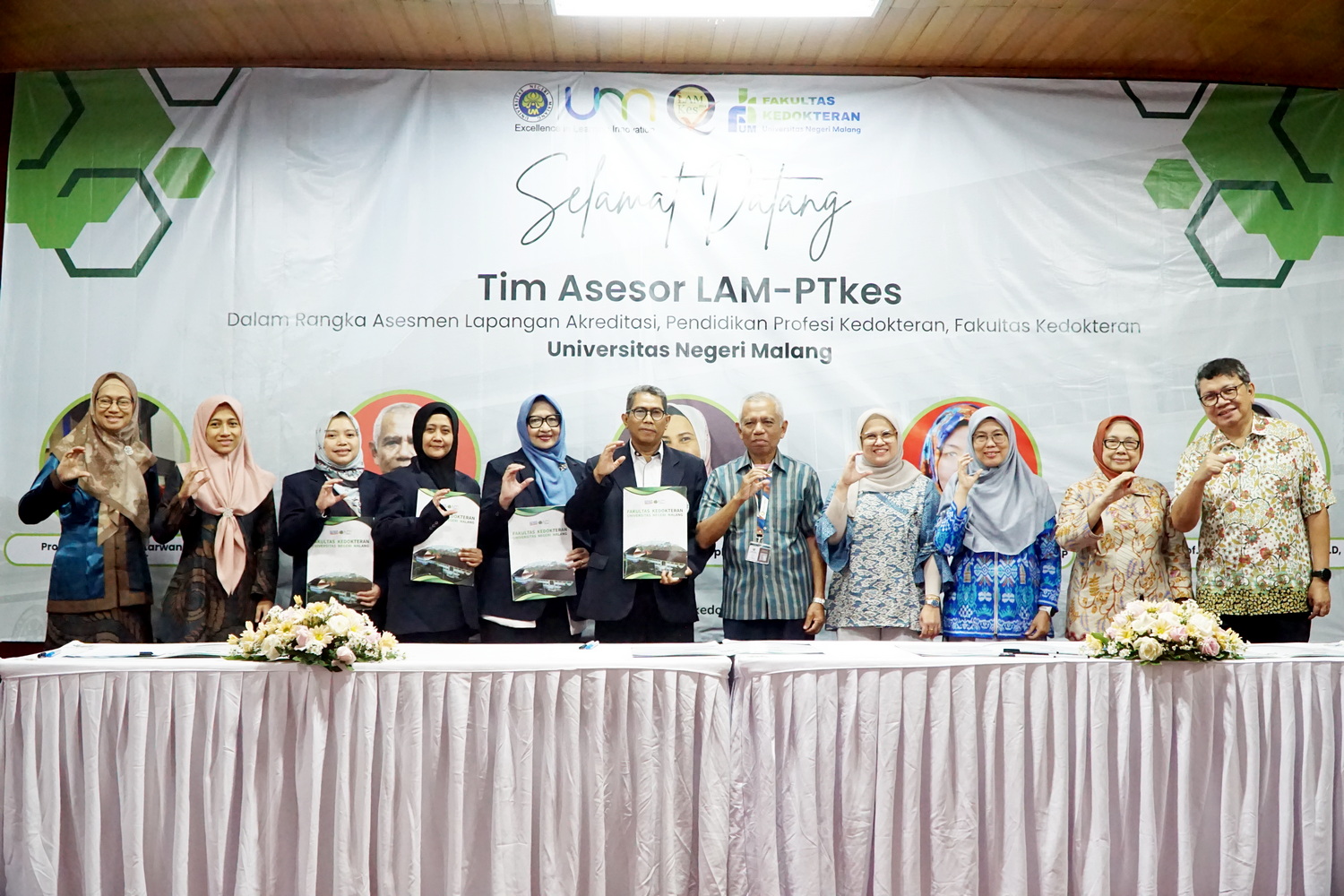 FK UM Optimis Tingkatkan Akreditasi Usai Asesmen Lapangan LAM-PTKes