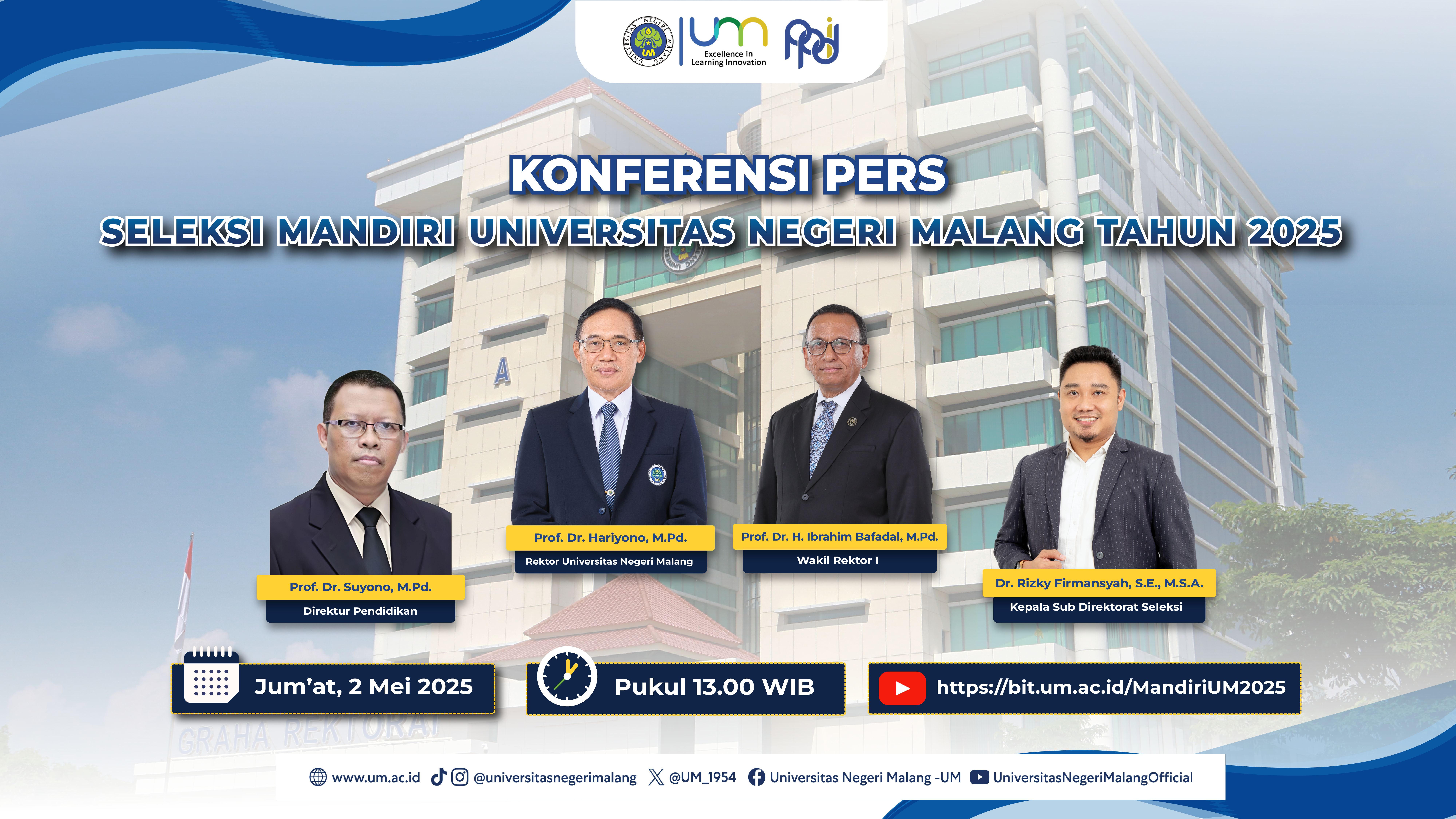 UM Buka Seleksi Mandiri 2025: Peluang Luas untuk Generasi Berprestasi