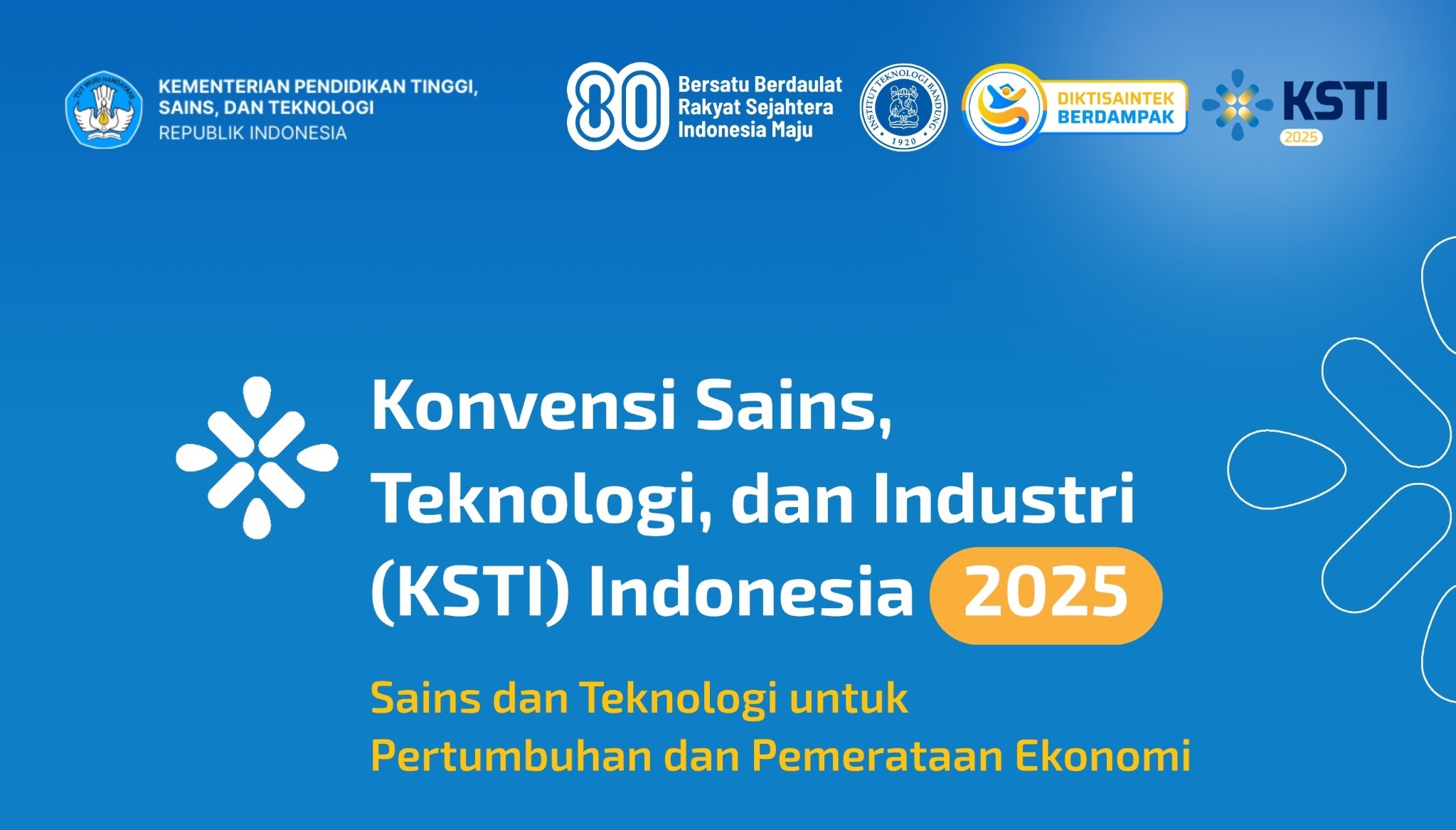 Sains dan Teknologi untuk Pertumbuhan dan Pemerataan Ekonomi di KSTI 2025