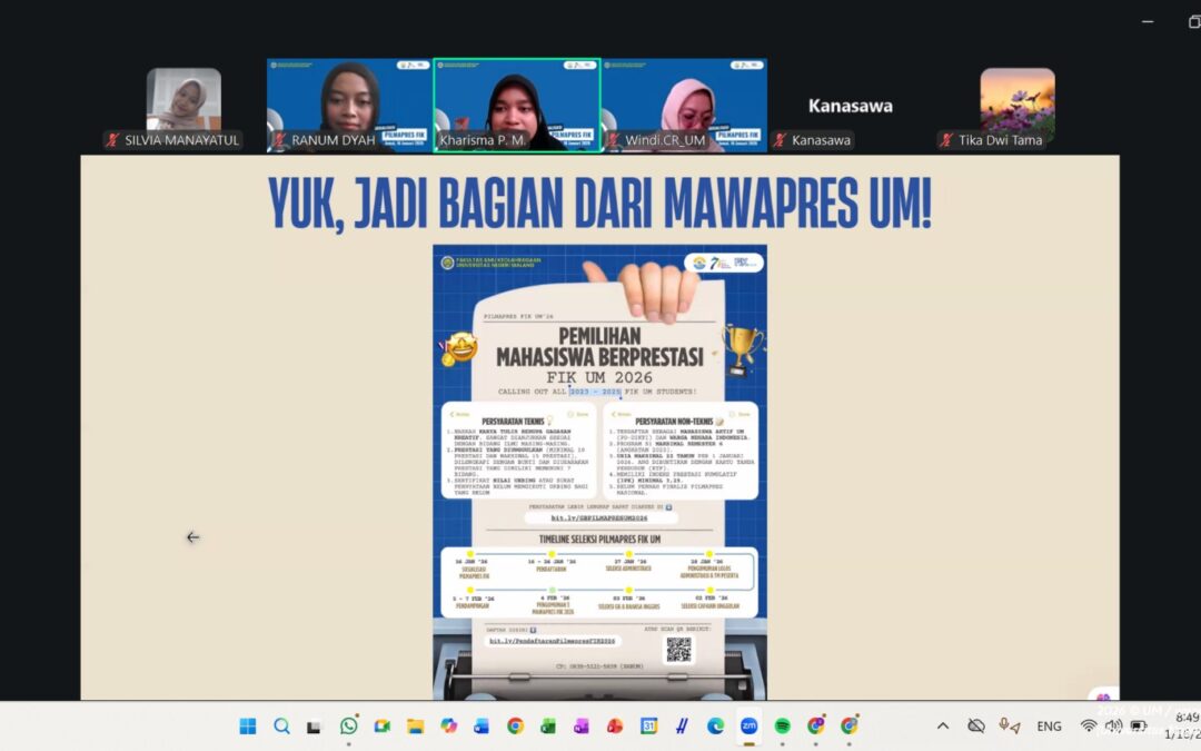 Mental Juara FIK UM Siap Guncang Pilmapres UM 2026