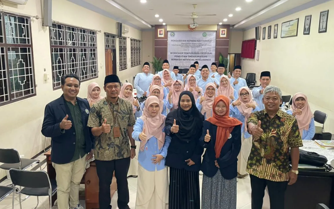 Kolaborasi Strategis Universitas Negeri Malang dan MTs Almaarif 01 Singosari dalam Penguatan Kompetensi Guru melalui PTK Berbasis Artificial Intelligence