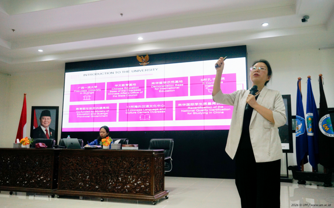Gelar Kuliah Tamu, UM Ungkap Peluang Studi Gratis Internasional