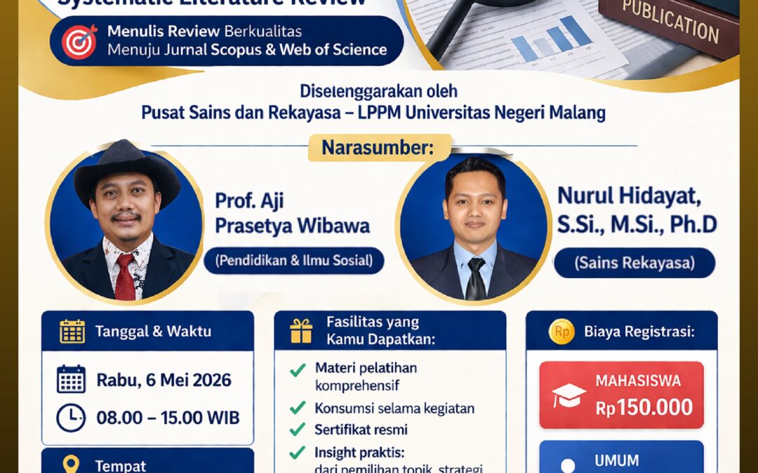 Workshop Penulisan Systematic Literature Review (SLR)
