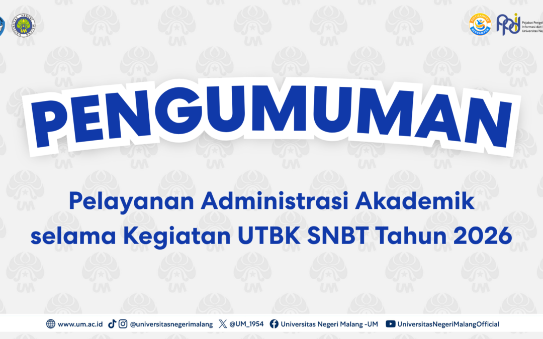 Academic Administrative Services during the 2026 UTBK SNBT Activities