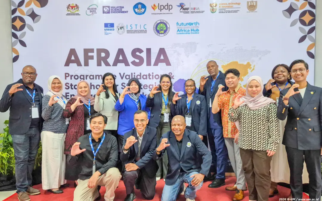 UM Perkuat Posisi Konsorsium Riset Global AFRASIA Bersama ISTIC UNESCO
