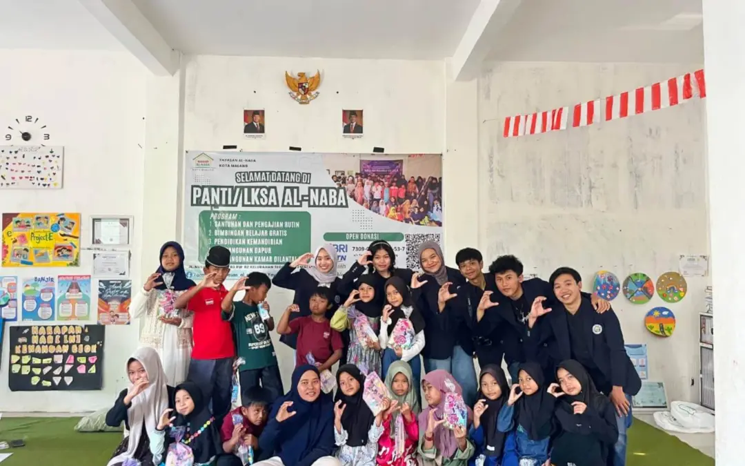Mahasiswa UM Gerakkan Edukasi Hidup Sehat untuk Anak Panti Al Naba