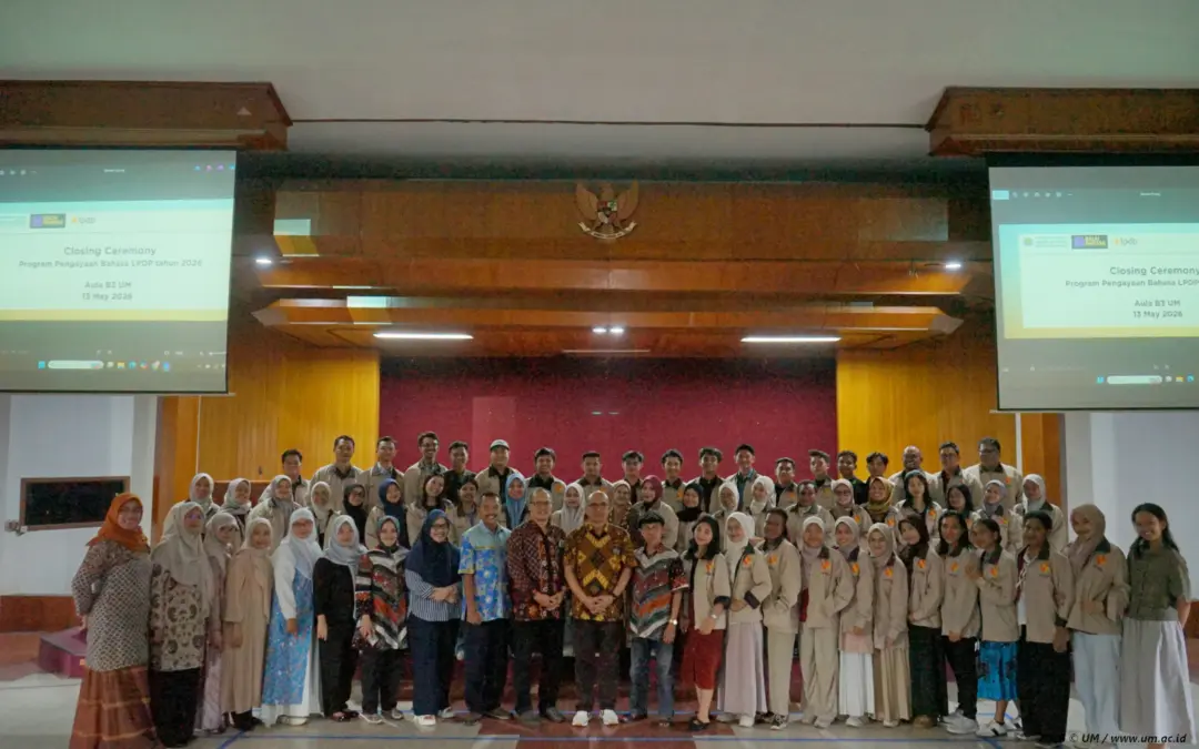 UM-LPDP Collaboration Strengthens Students’ English Competence Towards a Global Campus