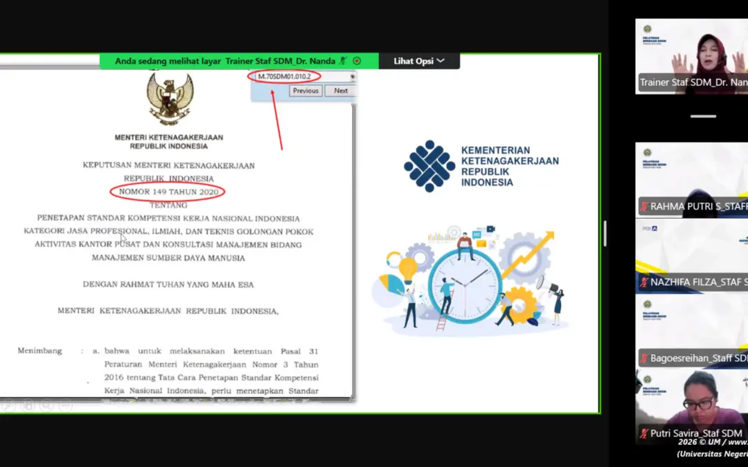 Tingkatkan Daya Saing, UM Bekali Mahasiswa Sertifikasi BNSP