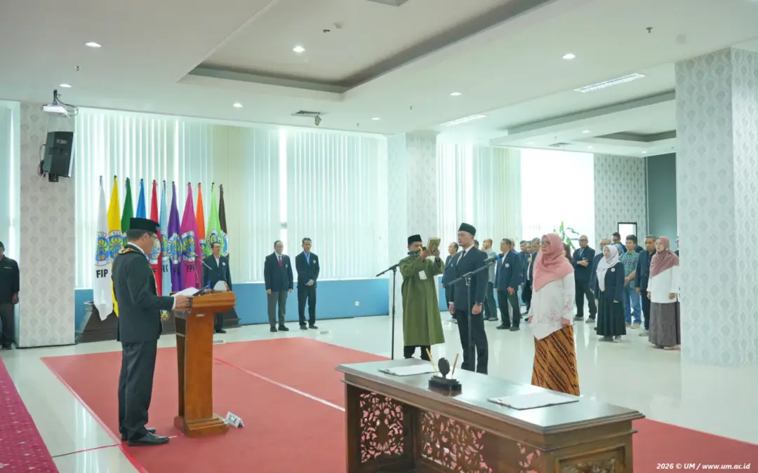 Resmi Lantik Pejabat Baru, UM Perkuat Mutu dan Layanan Pendidikan