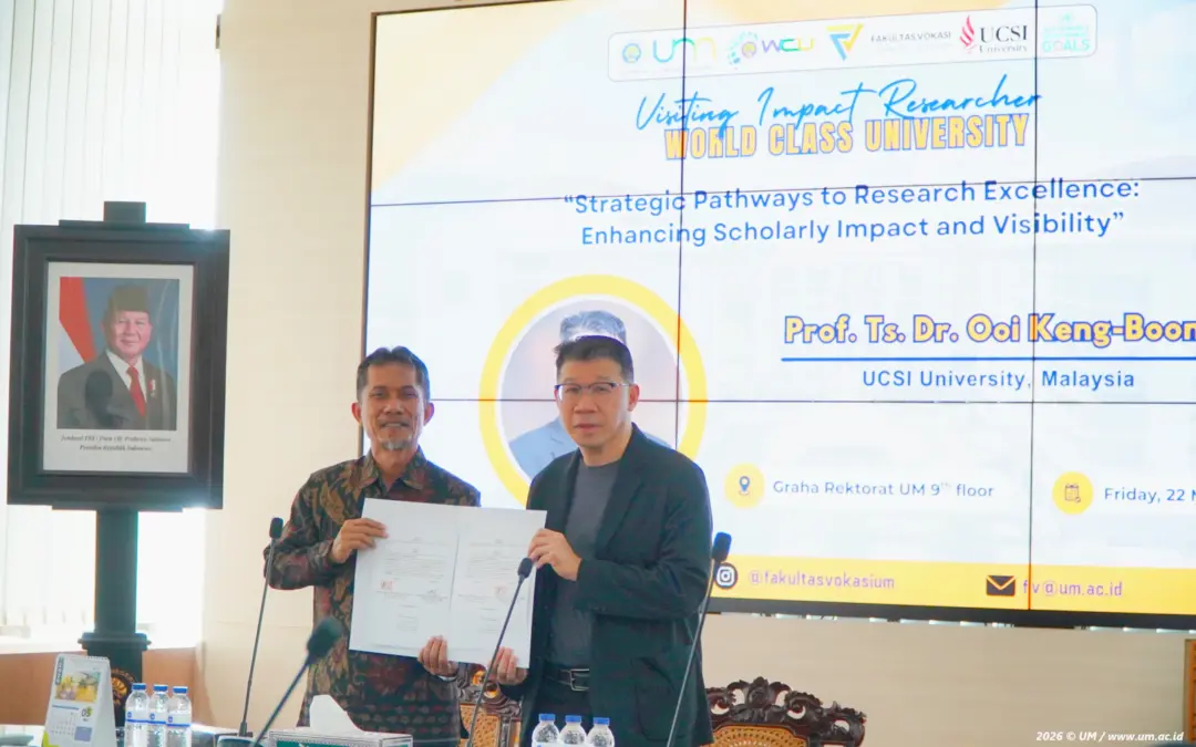 Bersama Saintis Dunia, UM Perkuat Peluang Kolaborasi Riset Global